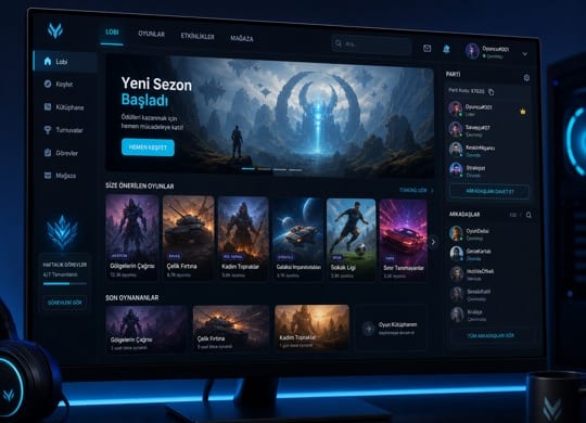 Slotime Platform Tanıtım Görseli – Online Oyun Arayüzü